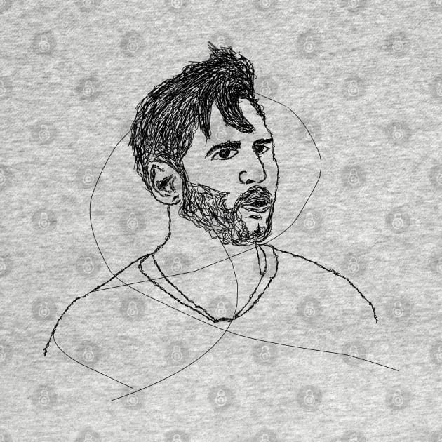 Scribble art - messi by Nekart